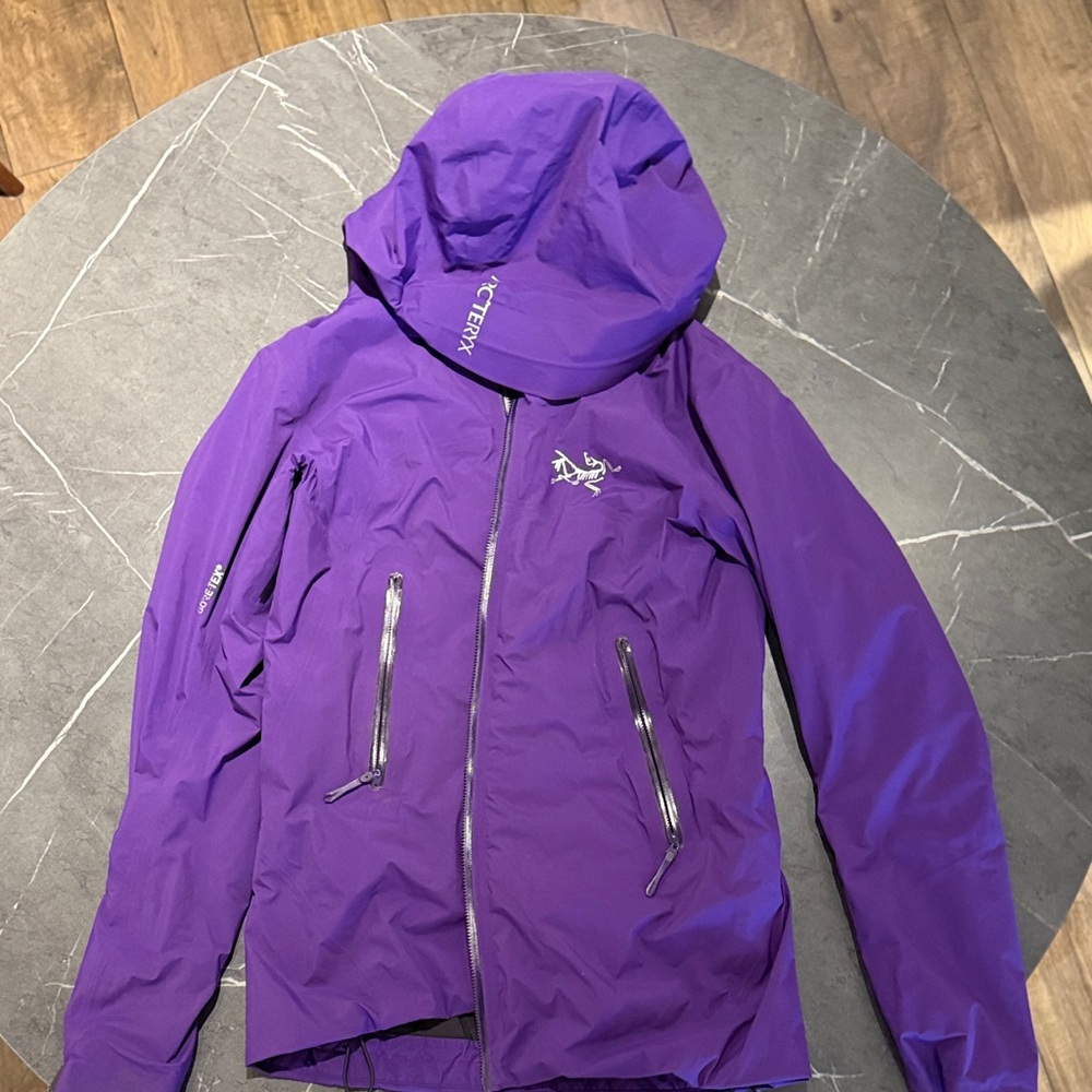 Arc'teryx Vibrant Purple Jacket with Hood